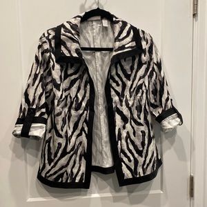 Chico’s Animal Print Jacket